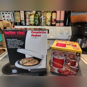 Omelet maker and bacon maker